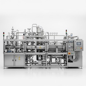 Meilleur prix pour une machine de pasteurisation industrielle avec pompe, capacité de 5000 L/h, contrôlée par PLC, pour le traitement des liquides alimentaires, du lait, des jus et des boissons, stable - Product Image 2