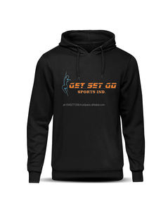 เสื้อมีฮู้ดแบบสวมหัวทรงหลวมสำหรับผู้ชายและผู้หญิงมีตัวอักษรหมอกสองเส้นระบายอากาศได้ดี - Product Image 2