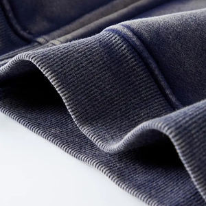 Sudaderas con capucha de peso pesado Jersey desgastado Hombres Logotipo personalizado Sudadera con capucha Puff Imprimir Rhinestone Hombres Sudadera con capucha de invierno de gran tamaño - Product Image 6