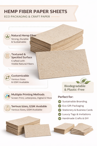 Natural Cotton <b>Pulp</b> Biodegradable Handmade Paper Sheets for Eco Packaging Exhibition Stationery Printing Craft Sustainable - Product Image 6