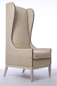 Sillón de Madera de Lujo, Tamaño King, Diseño Moderno con Respaldo de Ala, para Sala de Estar, Restaurante, Cafetería, Fiestas, Bodas, Muebles Decorativos - Product Image 4