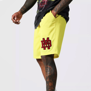 Pantalones cortos deportivos de algodón para hombre, ropa de gimnasio informal con estampado de pantalla de diseñador, ropa de calle, pantalones cortos de malla de baloncesto - Product Image 5