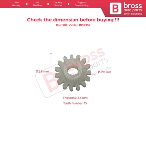 Engranaje de Velocímetro/Odómetro BDP216 para 15 Dientes - Product Image 5