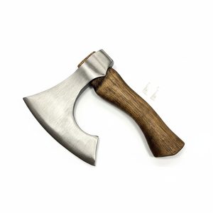 Lot de 3 haches à manche en acier, fabriquées à la main, lame forgée en acier à haute teneur en carbone, qualité industrielle, pour la chasse, la coupe et le hachage - Product Image 1