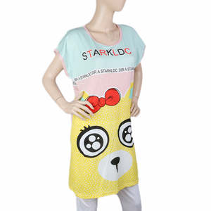 Camiseta larga de noche para mujer - Multicolor - Product Image 1