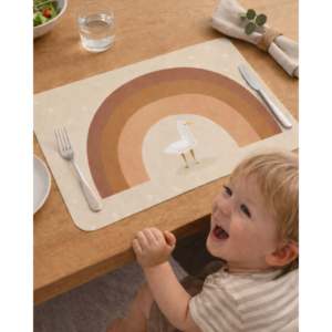 Children's 2-Piece <b>Educational</b> <b>Toy</b> Seagull with Rainbow Placemat Set - Product Image 5
