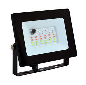 Black aluminum RGB <b>LED</b> outdoor <b>projector</b> with remote control 10W RGB (Electro DH 81.763/10/RGB) - Product Image 1
