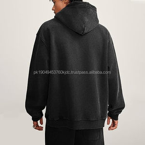 Cotton Thermal Men's Hoodies and <b>Sweatshirts</b> Wash Plush Thermal Cotton Hooded <b>Sweatshirt</b> <b>Vintage</b> Heavyweight Hoodie Streetwear - Product Image 3