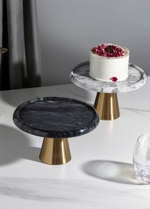 Support à gâteau en bois et résine support à dessert décoratif élégant pour fête d'anniversaire de mariage et utilisation de cuisine à domicile moderne d'Inde - Product Image 6