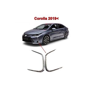 Toyota Corolla fendinebbia cromato telaio (2 pz) 2019 e sopra