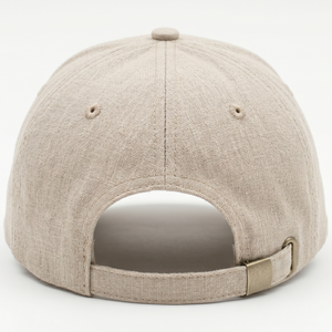 Wholesale Custom Logo Blank Linen Baseball <b>Cap</b> 6 Panel Unstructured Adjustable Dad Hat OEM <b>Plain</b> Cotton <b>Cap</b> for Men Women - Product Image 3