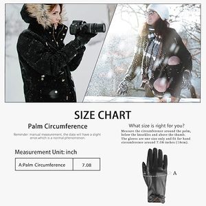 Wolson Industry's Fashion-Style Gants en cuir de daim véritable pour hommes Gants de conduite de voiture d'hiver ajustables et respirants pour l'extérieur - Product Image 5