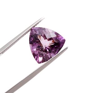 Piedra preciosa suelta de cristal ovalado facetado de corte trillón de lujo de amatista Natural certificada de 8mm para fabricación de joyas para pendientes anillos - Product Image 3