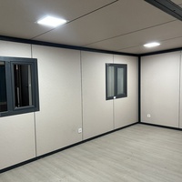 Maison conteneur portable, acier préfabriqué, mobile sur roues, kit plat, de petite taille à luxe, pour logement, bureau et usage extérieur