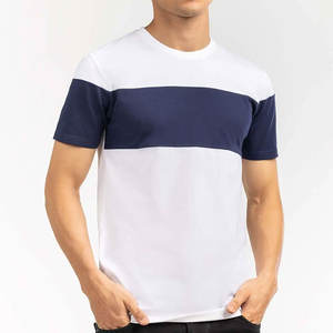 Hombres puro algodón hombres camisetas Slim Fit manga corta último estilo hombres camisetas para venta en línea - Product Image 2