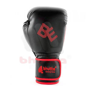 ถุงมือมวยหนังสังเคราะห์สีแดงและสีดำสำหรับการฝึกซ้อมการต่อสู้เพื่อการแข่งขันและการแข่งขันด้วยการออกแบบที่ทนทาน - Product Image 3