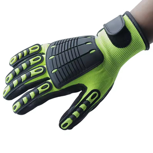 Vente en gros de gants de mécanicien design personnalisés Gants de travail personnalisés Gants de construction résistants en cuir - Product Image 2