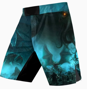 Unisex Mixed Martial Arts BJJ <b>Grappling</b> <b>Shorts</b> Digital Print Breathable Quick Dry Adult Martial Arts Training <b>Shorts</b> - Product Image 5