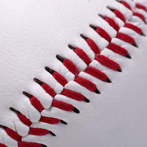 Balles de baseball de haute qualité de 8cm faites à la main Balles de baseball intérieures en caoutchouc supérieur en PU Balle de softball Balle d'entraînement Balles de baseball d'exercice - Product Image 5