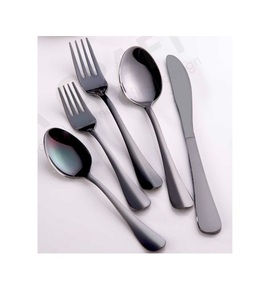 Juego de cubiertos de metal de acero inoxidable, precio al por mayor, juego de cubiertos de fiesta de negocios hecho en casa, juego de cubiertos de cocina para el hogar - Product Image 1