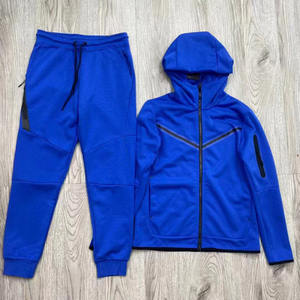Chándal de punto personalizado para hombre, sudadera transpirable con capucha, conjunto deportivo de dos piezas, proveedor OEM, conjunto informal para correr - Product Image 5