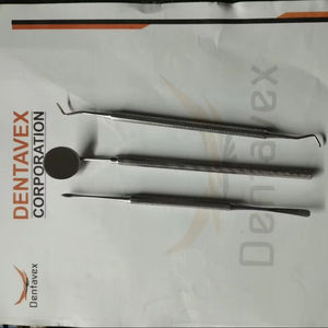 Kit dentaire d'hygiène buccale Kit d'examen. Kit d'instruments chirurgicaux Kit d'outils dentaires 4 pièces avec miroir/Tweeze/sonde - Product Image 3