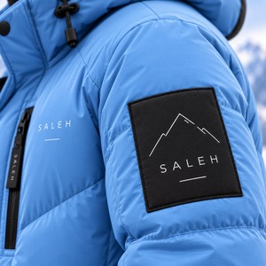SALEH ENTERPRISES Men's Low MOQ Winter Canvas <b>Long</b> <b>Puffer</b> <b>Jacket</b> Quilted Layers Warm Interior Adjustable <b>Hood</b> Front Logo Design - Product Image 4