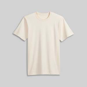 Camiseta Oversize de Jersey de 240 g/m² con Estampado 3D Comprimido, Diseño en Blanco para Serigrafía, Patrón Sólido - Product Image 1