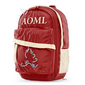 Greek Delta | Sigma | Theta DST Sorority Clothing Ready To Ship Embroidered College Student <b>Backpack</b> - Product Image 1