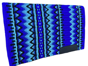 Couverture de selle de spectacle occidental de rodéo artisanale personnalisée Design à motif audacieux et travail de métier à tisser élégant Tapis de selle de qualité supérieure - Product Image 4