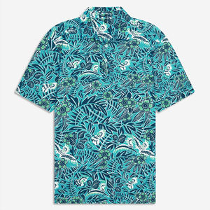 Camiseta de Golf para Polo de talla grande para hombre, Jersey ligero de manga corta con patrón sólido, cómodo, transpirable para grandes salidas de verano - Product Image 1