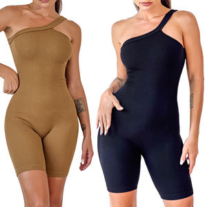 Mono ajustado nuevo de verano para mujer con cuello cuadrado y mangas cortas. Z0907 - Product Image 5