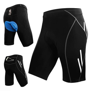 Ropa Interior Deportiva Unisex para Ciclismo, Pantalones Cortos con Acolchado de Gel 5D, Forro para Bicicleta de Montaña, Antideslizantes, Transpirables, de Spandex/Poliéster - Product Image 1