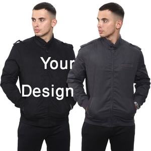 แจ็กเก็ตถักสำหรับผู้ชายสำหรับฤดูใบไม้ร่วงฤดูหนาว2023มีซิปทรงพอดีตัวปกติขายส่งจากโรงงาน - Product Image 5