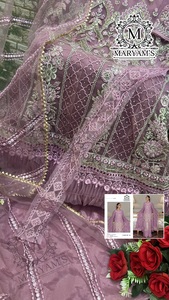 Vêtements ethniques Créateur indien pakistanais Exclusif Dernière qualité supérieure Salwar Kameez Party Wear Festival Wear Shipping Worldwide - Product Image 3