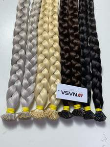 Extension de cheveux vietnamiens Super Double Drawn pour le fournisseur en gros Keratin Pre Bonded I Tip - Product Image 2