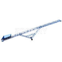 Convoyeur à bande modulaire mobile Grasshopper, Convoyeur portable de type saut pour le transfert de matériaux en vrac en port