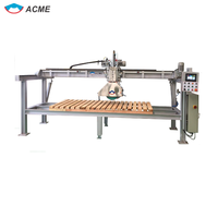 Machine de découpe pont scie machine automatique pierre cnc modèle Mini Cuxi tourner le degré de tête 0-90 pour marbre granit