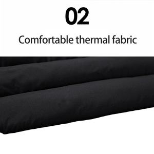 Casual sólido invierno abajo chaleco Top para hombres sin mangas acolchado burbuja chaleco para la escuela Oficina diaria - Product Image 4