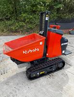 Kubota KC70HV-4 Raupendumper 700kg Nutzlast 180 °   Hydraulischer Schwenkkipper mit 9,8 PS Kubota Dieselmotor & Hydrostatischem Antrieb