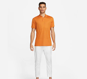 Transpirable que absorbe el sudor 100% poliéster Ajuste estándar relajado con 2 botones Tapeta Monarch Performance Polo de golf para hombre - Product Image 3