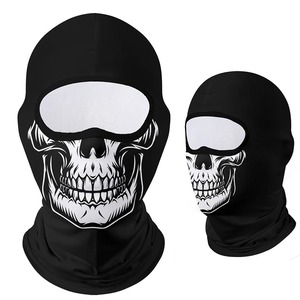 Cagoule masque facial Moto Clown fantôme crâne masque respirant coupe-vent UV soleil poussière protection couverture complète pour l'été printemps - Product Image 6