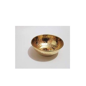 Cuenco de latón macizo y utensilios de cocina cuenco de latón de diseño simple y cuenco de latón dorado pulido brillante calidad premium - Product Image 1