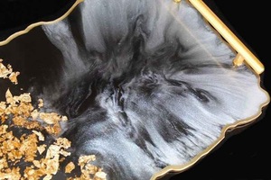 Bandeja Decorativa de Resina en Varios Colores, Bandeja Rectangular de Resina para Decoración del Hogar, Alta Calidad - Product Image 3