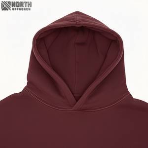 OEM Vente en gros Pull à capuche à manches longues pour hommes Vêtements de rue fuselés avec logo brodé Impression graphique Sweats à capuche d'hiver pour garçon - Product Image 4