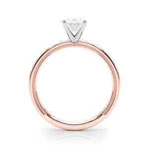 แหวนหมั้นเพชรโมอิสซาไนต์ทรงเอเมอรัลด์แบบโซลิแทร์ ตัวเรือนเงินสเตอร์ลิง ดีไซน์ทันสมัยสำหรับผู้หญิง โดย RITZIN - Product Image 4