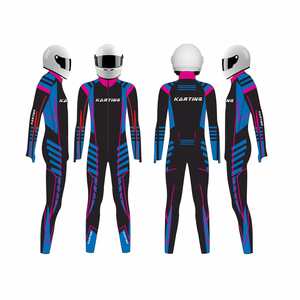 Traje anticorte universal de nivel 3 para hombres y mujeres, traje de piel Go-kart de tela estirada de cuatro lados, ropa de carreras Go-kart - Product Image 3