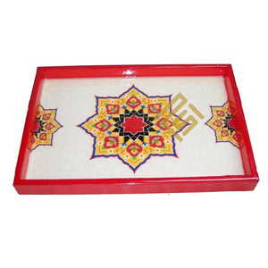 Plateau décoratif en bois de haute qualité cadeau de célébration festive pour Noël vente chaude décor à la maison pour le haut de la saison des vacances - Product Image 4