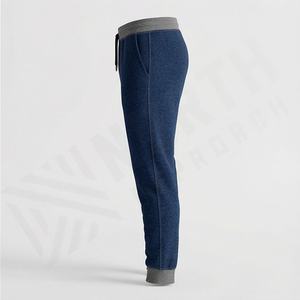 กางเกงวอร์มกีฬาผ้าฝ้ายคุณภาพสูง OEM รับทำโลโก้ กางเกงจ็อกเกอร์ผู้ชาย กางเกงขายาวผู้ชาย สีตามสั่ง มีจำหน่าย - Product Image 3