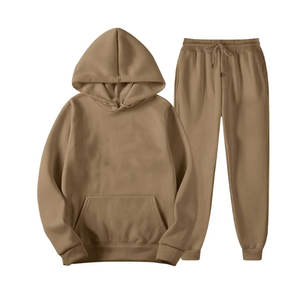 2025 chándales de alta calidad para hombre gimnasio algodón Terry Regular Fit sudaderas con capucha gimnasio deportes Jogging conjuntos para hombres - Product Image 1